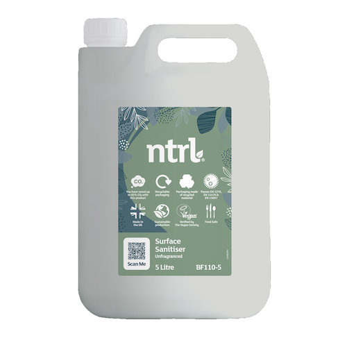 Ntrl Surface Sanitiser Unfragranced (BF110-5)